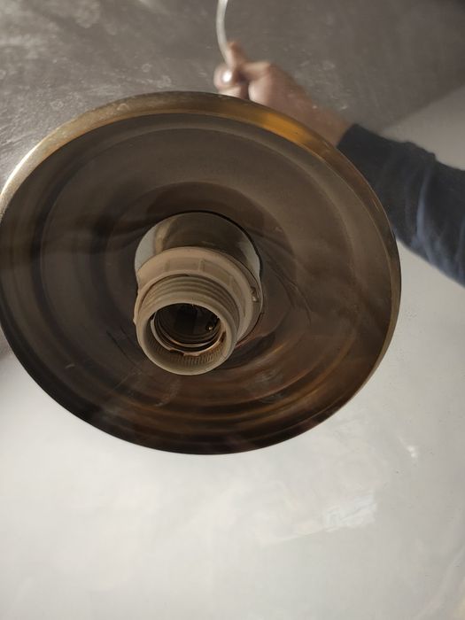 Lampa szklana antiq
