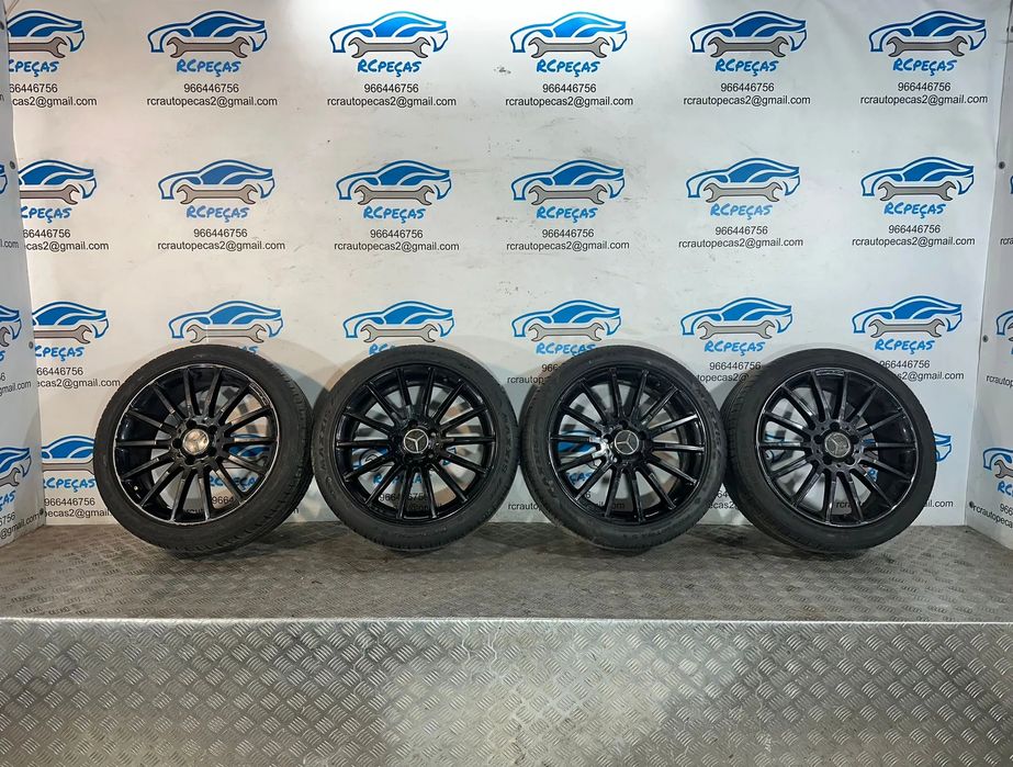 Conjunto Jantes 18 Originais AMG Mercedes Benz 5x112 7.5J ET52 A 176