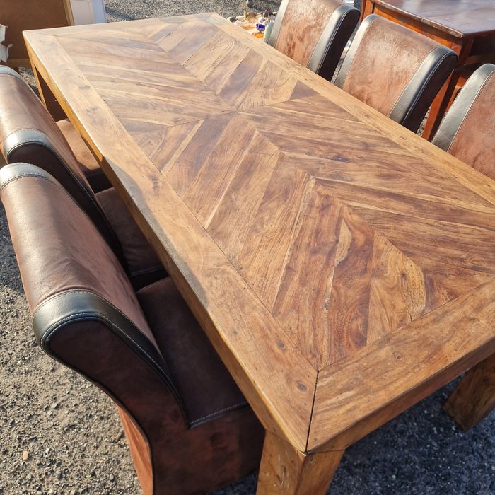 Stół plus fotele krzesła 6x zestaw