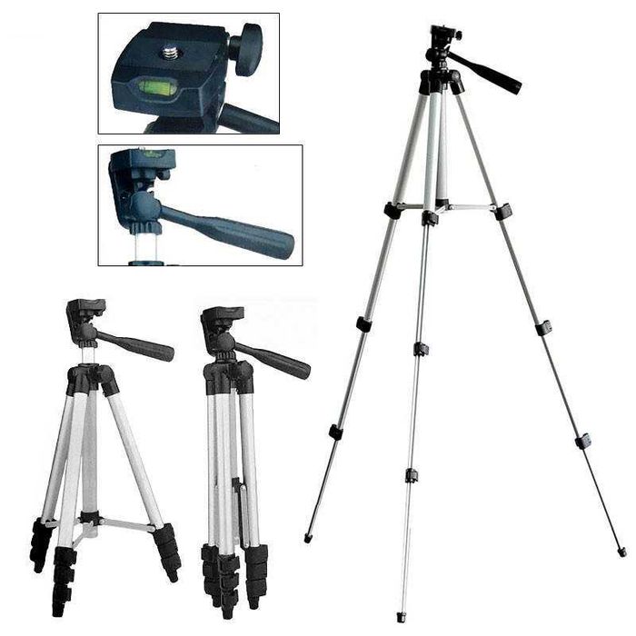Tripé extensível para câmara fotográfica / telemóvel/ smartphone -NOVO