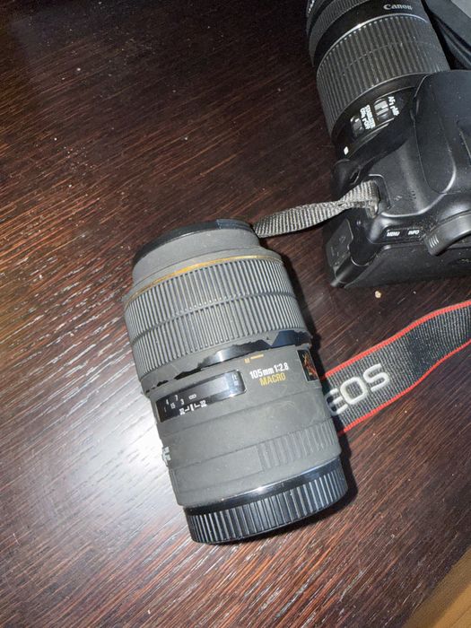 Canon eos 250 d + 2 obiektywy w tym macro