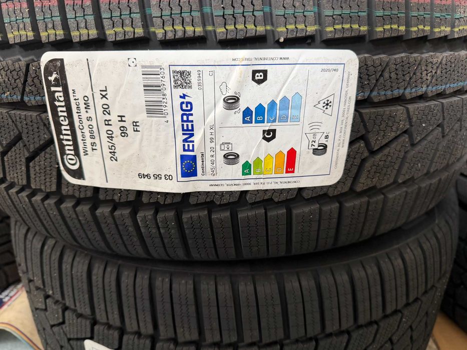 Nowe Koła zimowe Mercedes 20" cali klasa E w214  S w222 czarno srebrne szprychowe