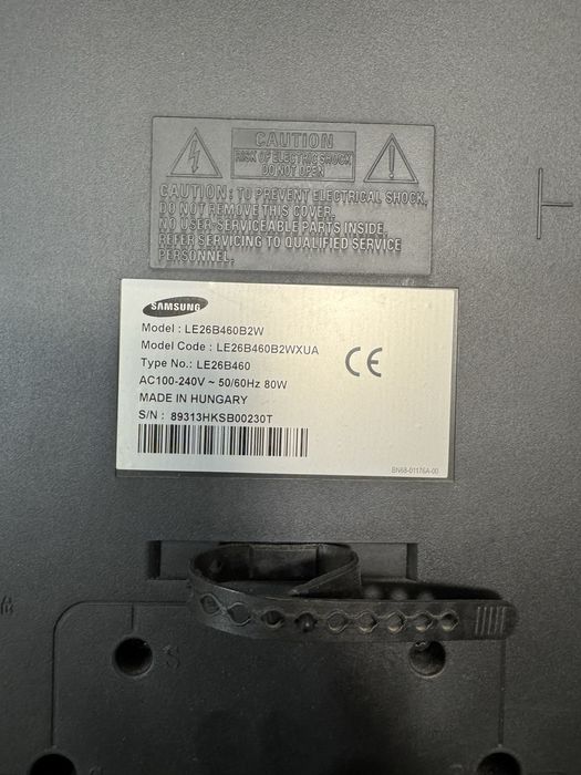 TV Samsung 26’ , модель LE26B460B2W