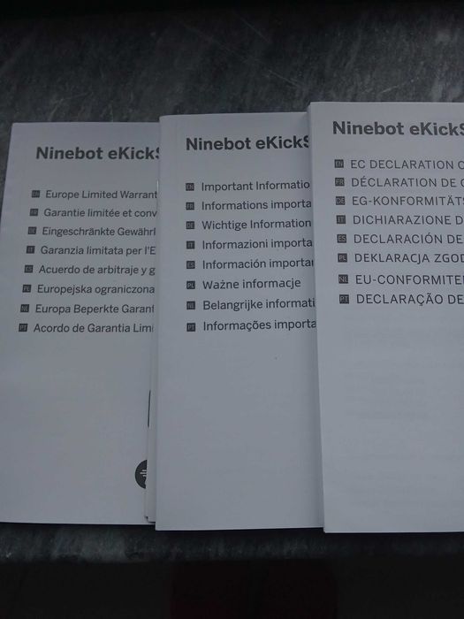 Trotinete Elétrica - Segway- Ninebot,  com pouco uso, NÃO É P/ CRIANÇAS.