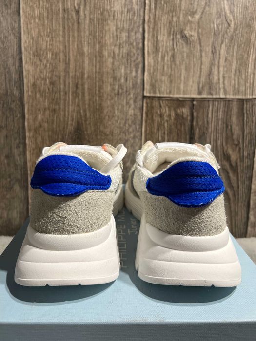 Buty skórzane sneakersy philippe model 75169 nappy dragon 37