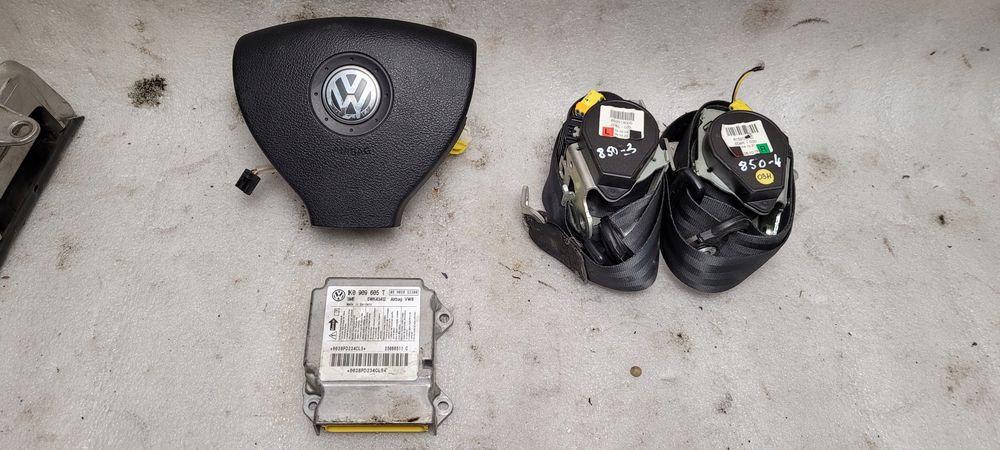 kokpit deska airbag pasy sensor vw golf v jetta