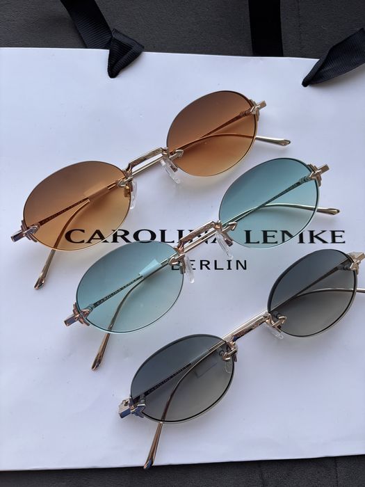 Супер ціна!!    Сонцезахисні окуляри Carolina Lemke Berlin в стилі "Miu-Miu"