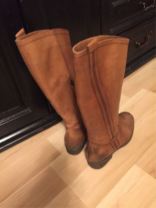 Kozaki ze skóry damskie Made in Maroco 37/24