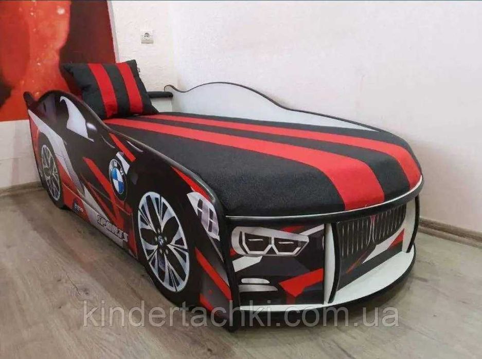 Кровать машина з матрасом/ліжко машина/диван авто/Безкоштовна доставка