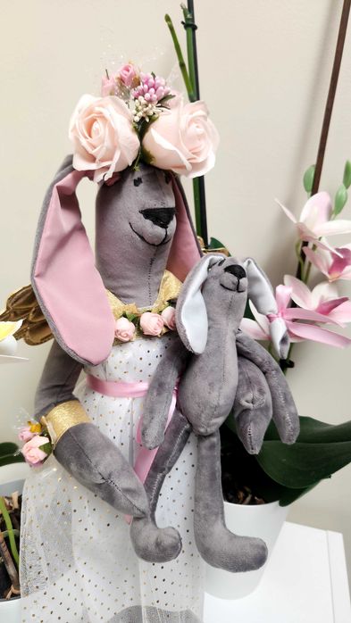 Ręcznie robiona lalka amulet Tilda