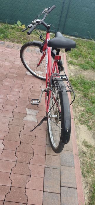 Rower damski czerwony