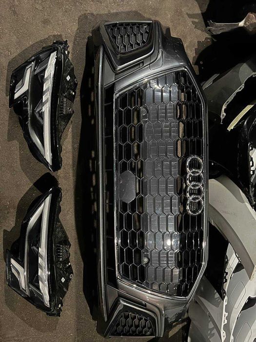 Бампер Audi A3 8Y Фары Решётка Ауді А3 Оптика Фари Фонари Ауди Радар