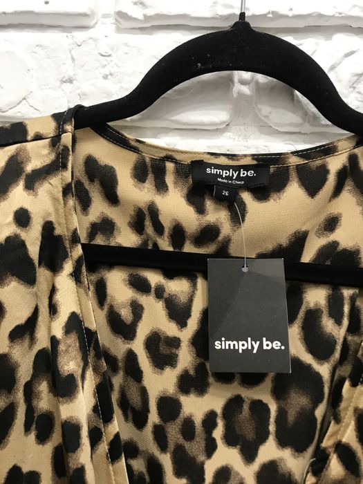 Леопардова сукня батал 24uk, платье батал