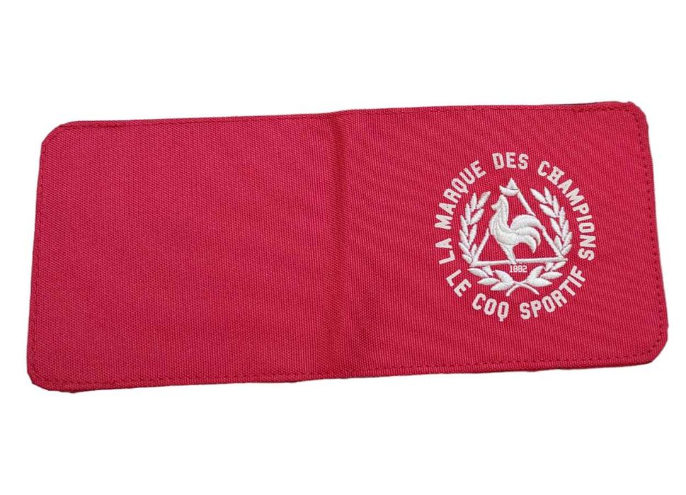 Czerwony portfel Le Coq Sportif