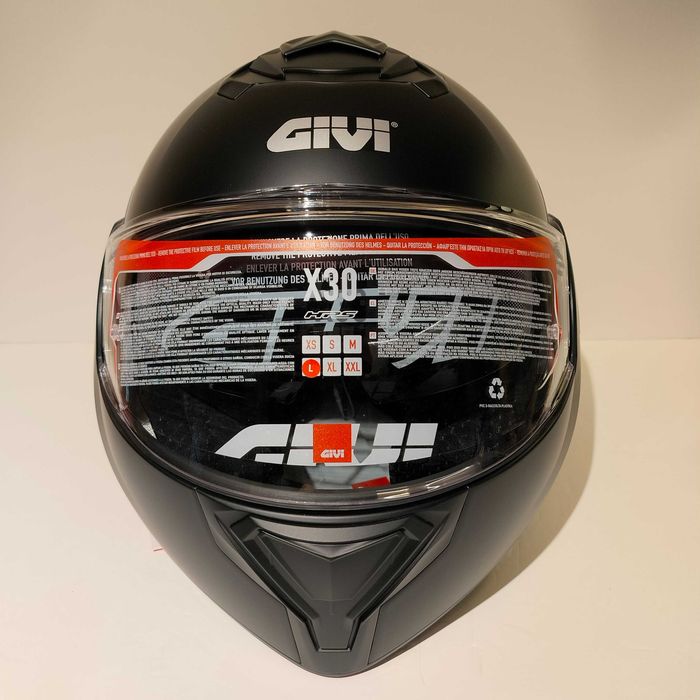 Capacete GIVI X30 modular flip-back c/Pinlock mota scooter novo