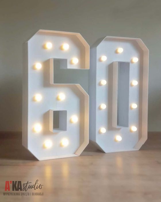 Cyferki 3D wynajem na urodziny
