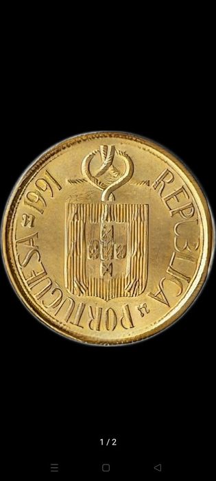 Moeda de 1 escudo (Anos: 1986 a 1999)