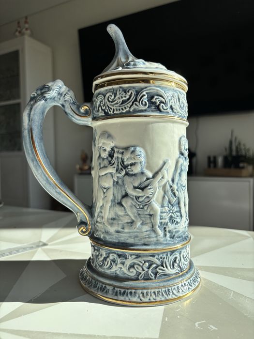 Caneca de Cerveja R. Capodimonte Itália – Tampa e Querubins