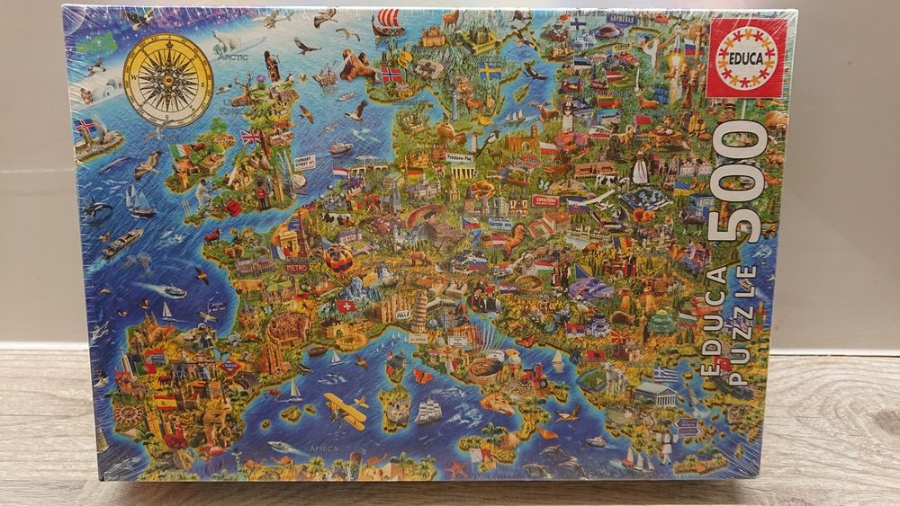 Puzzle Educa NOVO mapa Europa