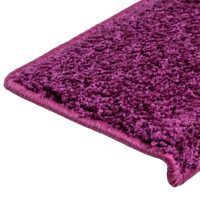 Vidaxl Nakładki Na Schody, 15 Szt., 65X21X4 Cm, Fioletowe