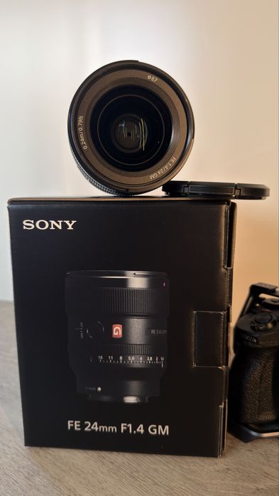 Sony A7IV e lentes Sony FE 24 F1.4GM + lente Tamron 17-28mm F2.8 + falcon cage