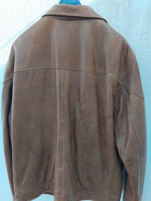 Casaco de pele homem