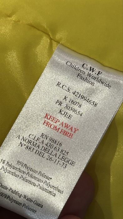 Kenzo 10 anos casaco comprido criança