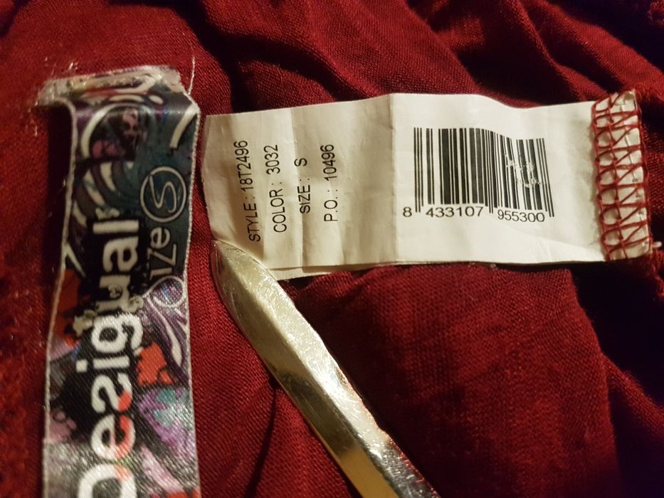 Bluzka Desigual Dream what you want. S oversize.