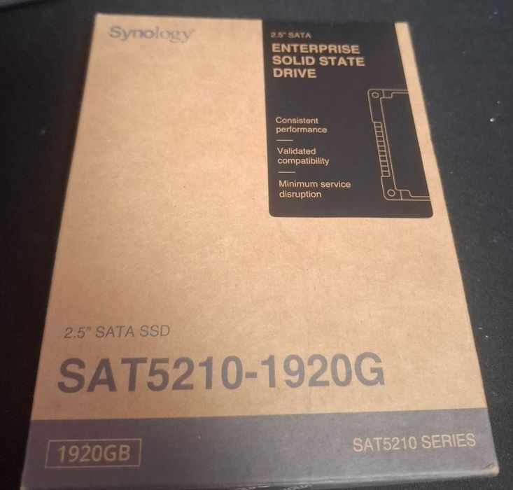 Dysk SSD Synology SAT5210-1920G 1,92TB 2,5" SATA III  okazja nowy dysk serwerowy !