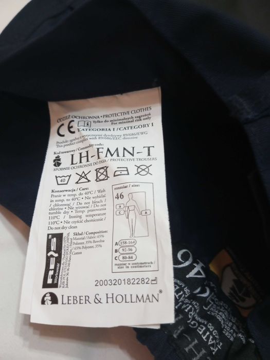 Нові робочі штани Leber & Hollman ,розмір 46