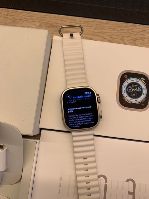 Apple Watch Ultra 49mm Titanium. Idealny stan