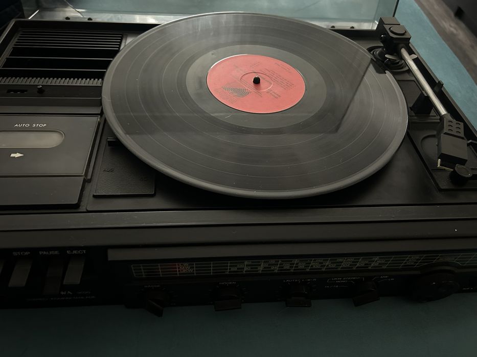 Gramofon + odtwarzacz kaset