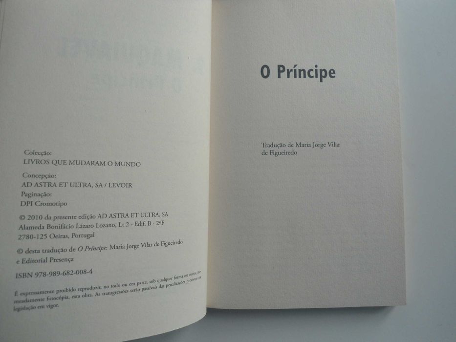 O Príncipe por Maquiavel