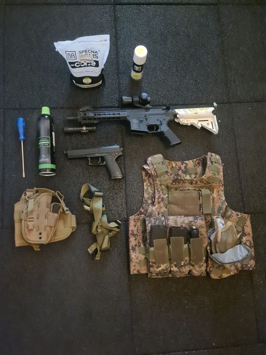 Lote airsoft completo (M4 spena arms)