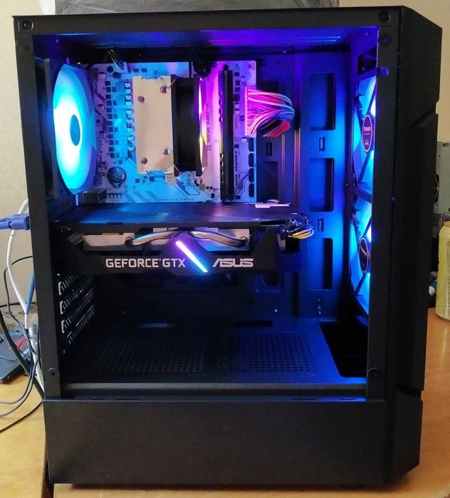 Новый Игровой компьютер/Ryzen 5 5500/GTX1660S/16Gb DDR4/SSD 512