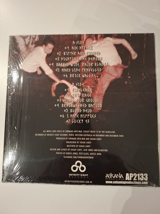 Forward into war winyl lp skinhead band