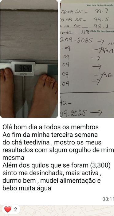 Chá natural TeDivina emagrecer PROMOÇÃO  20€