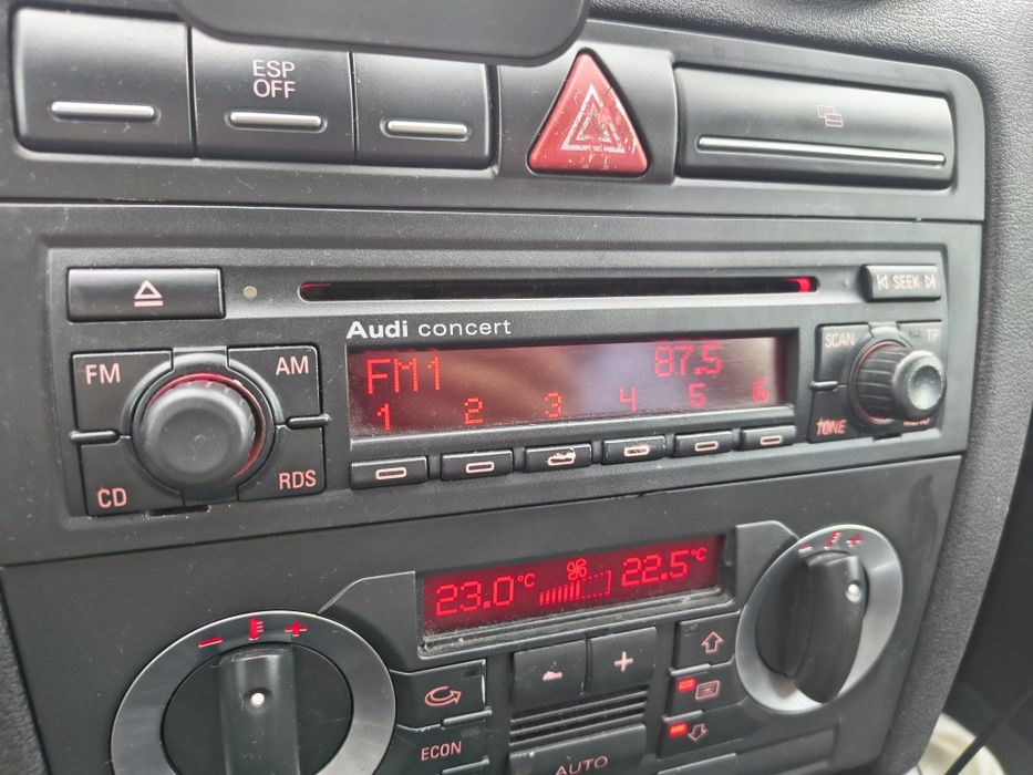 Audi concert Radio 1 din audi a 3