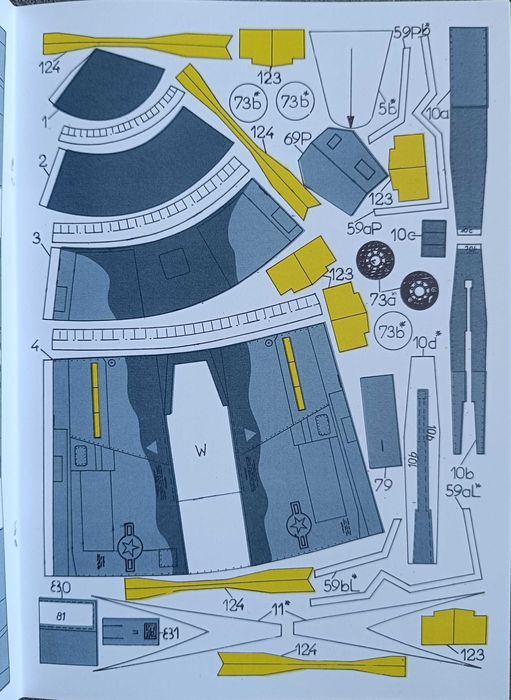 Model kartonowy HOBBY MODEL 21: samolot F-15C
