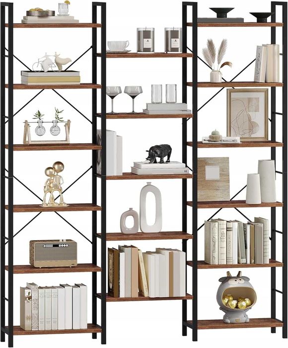 Duży REGAŁ odkryty loft metalowy 186cm duży wybór mebli DaMaOutlet.pl