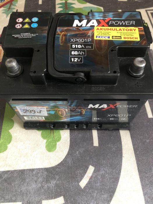 Nowy Akumulator MAXPOWER 60AH 510A