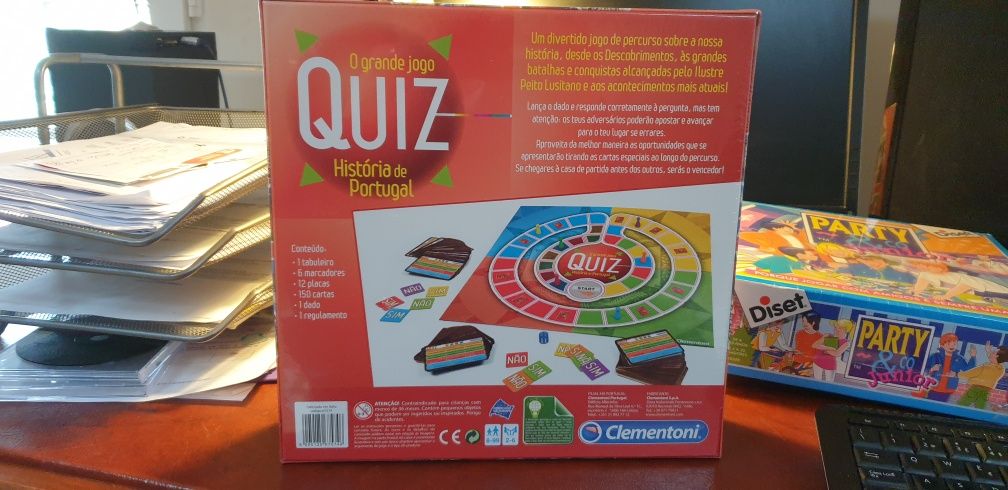 Jogo Quiz História Portugal Clementoni Areeiro • OLX Portugal