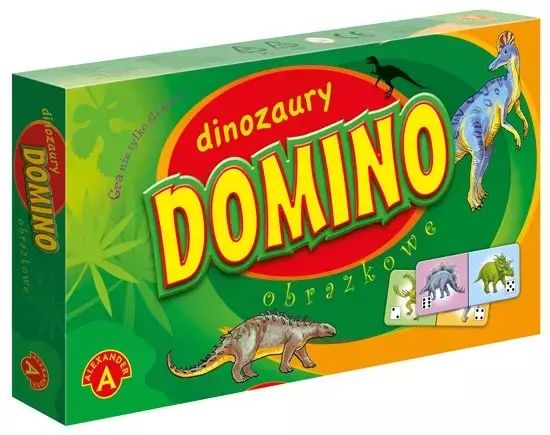 Domino obrazkowe. Dinozaury. Alexander