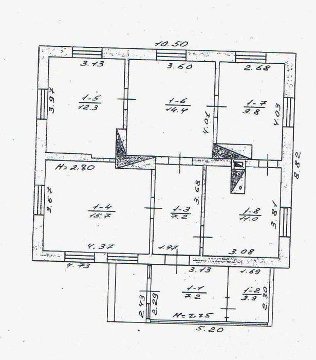 № 4946 - Будинок в в центрі села Стирти (Черняхівський район), 1-пов.