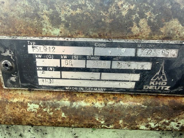 Deutz F5L912 silnik spalinowy do wiertnicy