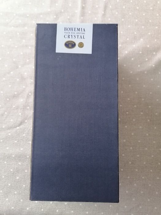 Garrafa / decanter Bohemia Cristal 24% antiga - nova