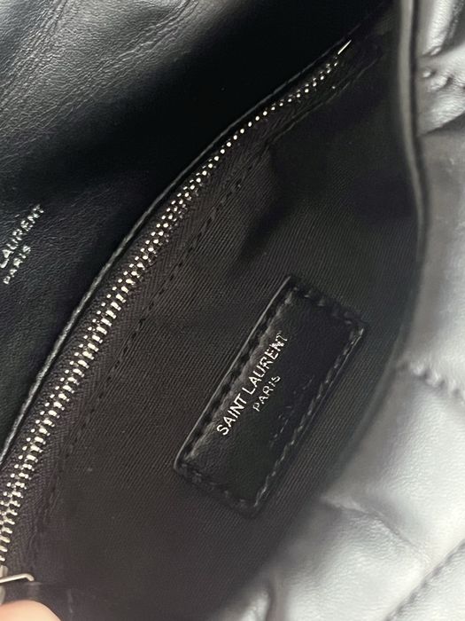 Na prezent Saint Laurent YSL Lou Lou czarna pikowana torebka