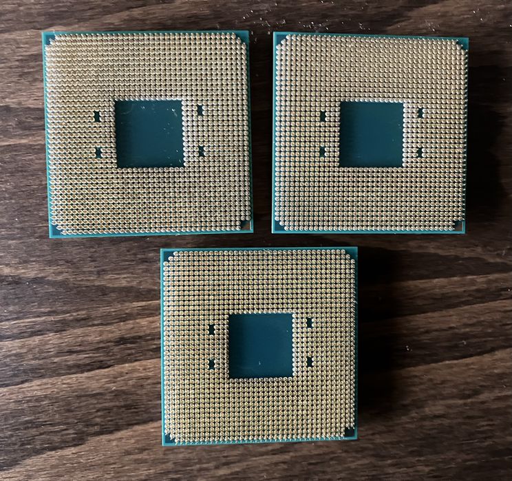 3x AMD Ryzen 3 1200 + 3 coolers AMD Wraith Stealth – Tudo a funcionar