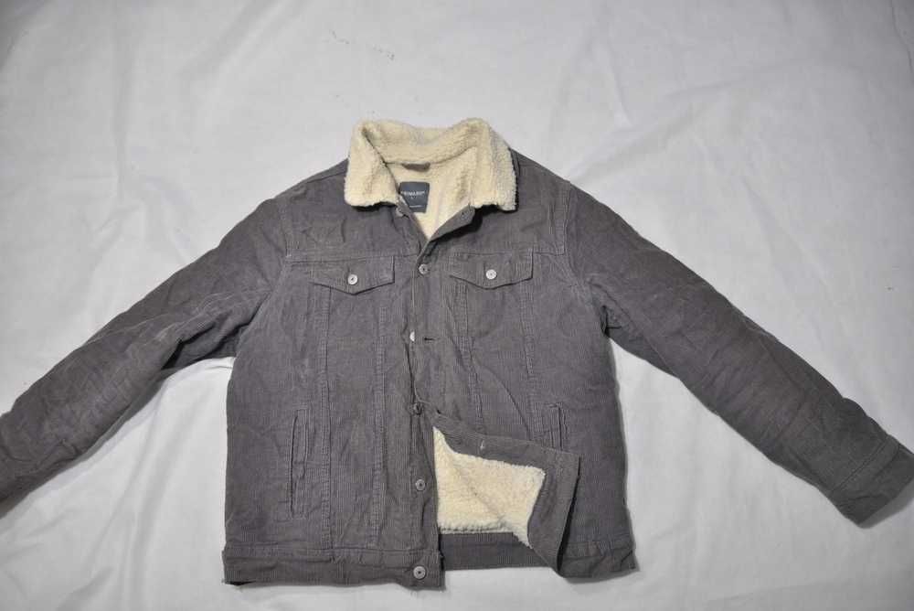 PRIMARK L męska kurtka jeansowa na misiu ocieplana katana sz sz1v