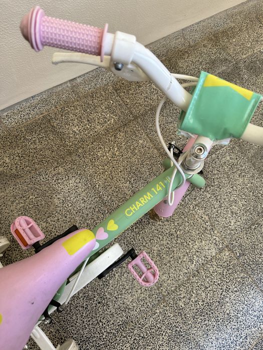 Bicicleta criança 14” com rodinhas
